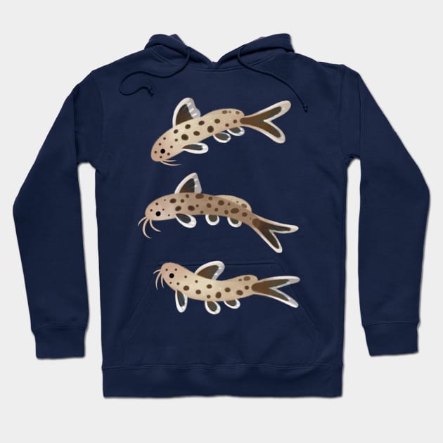 Leopard catfish Hoodie by pikaole